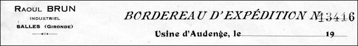 Bordereau